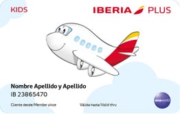 Tarjeta Kids Tarjeta Iberia Plus Kids